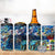 Aruba 4 in 1 Can Cooler Tumbler Sea Turtle Tropical Pattern