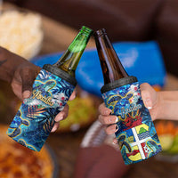 Aruba 4 in 1 Can Cooler Tumbler Sea Turtle Tropical Pattern