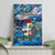Aruba Canvas Wall Art Sea Turtle Tropical Pattern