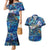 Aruba Couples Matching Mermaid Dress and Hawaiian Shirt Sea Turtle Tropical Pattern