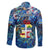 Aruba Family Matching Mermaid Dress and Hawaiian Shirt Sea Turtle Tropical Pattern