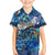 Aruba Family Matching Off Shoulder Short Dress and Hawaiian Shirt Sea Turtle Tropical Pattern - Wonder Print Shop