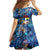 Aruba Family Matching Summer Maxi Dress and Hawaiian Shirt Sea Turtle Tropical Pattern - Wonder Print Shop