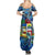 Aruba Family Matching Summer Maxi Dress and Hawaiian Shirt Sea Turtle Tropical Pattern - Wonder Print Shop