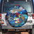Aruba Spare Tire Cover Sea Turtle Tropical Pattern - Wonder Print Shop