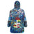 Aruba Wearable Blanket Hoodie Sea Turtle Tropical Pattern - Wonder Print Shop