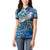 Aruba Women Polo Shirt Sea Turtle Tropical Pattern - Wonder Print Shop