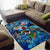 Bermuda Area Rug Sea Turtle Tropical Pattern