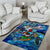 Bermuda Area Rug Sea Turtle Tropical Pattern