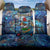Bermuda Back Car Seat Cover Sea Turtle Tropical Pattern