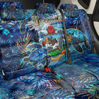Bermuda Back Car Seat Cover Sea Turtle Tropical Pattern