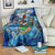 Bermuda Blanket Sea Turtle Tropical Pattern
