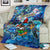 Bermuda Blanket Sea Turtle Tropical Pattern
