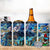 Bermuda 4 in 1 Can Cooler Tumbler Sea Turtle Tropical Pattern