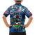 Bermuda Family Matching Mermaid Dress and Hawaiian Shirt Sea Turtle Tropical Pattern