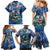 Bermuda Family Matching Mermaid Dress and Hawaiian Shirt Sea Turtle Tropical Pattern