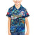 Bermuda Family Matching Mermaid Dress and Hawaiian Shirt Sea Turtle Tropical Pattern