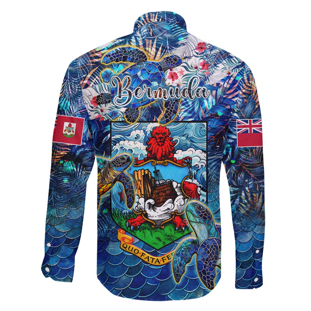 Bermuda Family Matching Short Sleeve Bodycon Dress and Hawaiian Shirt Sea Turtle Tropical Pattern - Wonder Print Shop