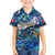 Bermuda Family Matching Summer Maxi Dress and Hawaiian Shirt Sea Turtle Tropical Pattern - Wonder Print Shop