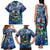 Bermuda Family Matching Tank Maxi Dress and Hawaiian Shirt Sea Turtle Tropical Pattern - Wonder Print Shop