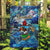 Bermuda Garden Flag Sea Turtle Tropical Pattern - Wonder Print Shop