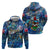 Bermuda Hoodie Sea Turtle Tropical Pattern - Wonder Print Shop