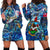 Bermuda Hoodie Dress Sea Turtle Tropical Pattern - Wonder Print Shop