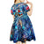 Bermuda Kid Short Sleeve Dress Sea Turtle Tropical Pattern - Wonder Print Shop