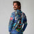 Bermuda Long Sleeve Polo Shirt Sea Turtle Tropical Pattern - Wonder Print Shop