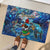 Bermuda Rubber Doormat Sea Turtle Tropical Pattern - Wonder Print Shop