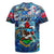 Bermuda Rugby Jersey Sea Turtle Tropical Pattern - Wonder Print Shop