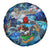 Bermuda Spare Tire Cover Sea Turtle Tropical Pattern - Wonder Print Shop
