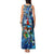 Bermuda Tank Maxi Dress Sea Turtle Tropical Pattern - Wonder Print Shop