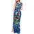 Bermuda Tank Maxi Dress Sea Turtle Tropical Pattern - Wonder Print Shop
