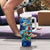Bermuda Tumbler With Handle Sea Turtle Tropical Pattern - Wonder Print Shop