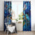 Bermuda Window Curtain Sea Turtle Tropical Pattern - Wonder Print Shop