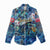 Bermuda Women Casual Shirt Sea Turtle Tropical Pattern - Wonder Print Shop