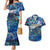 Sint Maarten Couples Matching Mermaid Dress and Hawaiian Shirt Sea Turtle Tropical Pattern