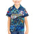 Sint Maarten Family Matching Mermaid Dress and Hawaiian Shirt Sea Turtle Tropical Pattern