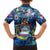 Sint Maarten Family Matching Off Shoulder Short Dress and Hawaiian Shirt Sea Turtle Tropical Pattern - Wonder Print Shop