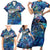 Sint Maarten Family Matching Short Sleeve Bodycon Dress and Hawaiian Shirt Sea Turtle Tropical Pattern - Wonder Print Shop