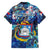Sint Maarten Family Matching Summer Maxi Dress and Hawaiian Shirt Sea Turtle Tropical Pattern - Wonder Print Shop