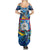 Sint Maarten Family Matching Summer Maxi Dress and Hawaiian Shirt Sea Turtle Tropical Pattern - Wonder Print Shop