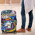 Sint Maarten Luggage Cover Sea Turtle Tropical Pattern - Wonder Print Shop