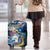 Sint Maarten Luggage Cover Sea Turtle Tropical Pattern - Wonder Print Shop