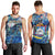Sint Maarten Men Tank Top Sea Turtle Tropical Pattern - Wonder Print Shop