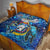 Sint Maarten Quilt Sea Turtle Tropical Pattern - Wonder Print Shop