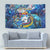 Sint Maarten Tapestry Sea Turtle Tropical Pattern - Wonder Print Shop