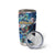 Sint Maarten Tumbler Cup Sea Turtle Tropical Pattern - Wonder Print Shop