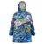 Sint Maarten Wearable Blanket Hoodie Sea Turtle Tropical Pattern - Wonder Print Shop